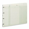 Wilson Jones Ledger Sheet, 3 Col, 9-1/4x11-7/8in 100/PK GN2D